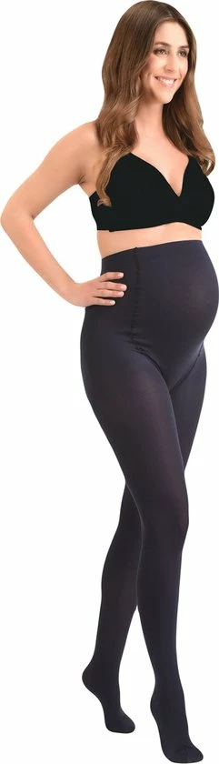 Uitgang π MAMSY Comfortabele Opaque Zwangerschapspanty 60den Navy L π 4 Uitgang π MAMSY Comfortabele Opaque Zwangerschapspanty 60den Navy L π - Afbeelding 2