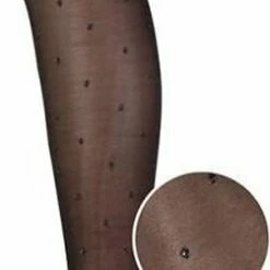 Nieuw 😍 Marianne Panty Met Stipjes/ Nopjes - 20 Denier - Zwart - L/XL ❤️