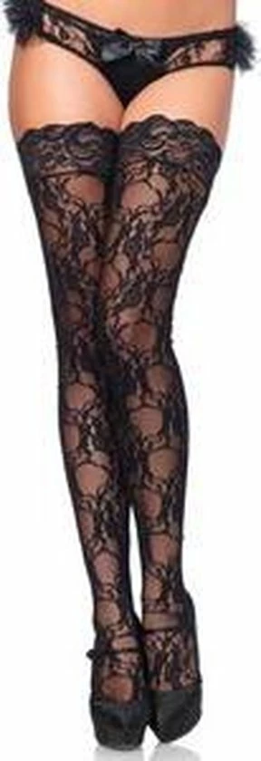 Uitgang ✨ Leg Avenue Stay Up Of Floral Lace ✔️ 4 Uitgang ✨ Leg Avenue Stay Up Of Floral Lace ✔️ - Afbeelding 2