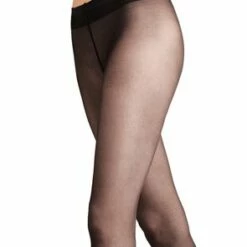 Nieuw 👍 FALKE Matt Deluxe Doorschijnend Hoogwaardig Zacht Comfortabel Elegant Zonder Motief Sheer 20 Denier Zwart Dames Panty - Maat S-M ✔️ -Beenmode Winkel 295x840 5