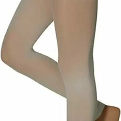 Beste Verkoop 🎁 Dames Party Legging | 60 Denier | Wit | Maat XXL | Gekleurde Legging | Legging Carnaval | Apollo 😍