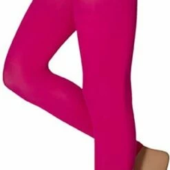 Groothandel ๐งจ Dames Party Legging | 60 Denier | Fluor Rose | Maat S/M | Gekleurde Legging | Neon Legging | Legging Carnaval | Apollo ๐