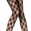 Groothandel 😀 Pretty Polly House Of Holland Checkerboard Panty - Zwart - One Size 😍 -Beenmode Winkel 311x840