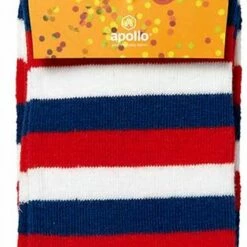 Goedkoopste 👏 Feest Sokken Met Strepen | Rood|wit|blauw 36/41 | Gekleurde Sokken | Carnaval | Party Sokken Heren | Apollo 🛒 -Beenmode Winkel 315x840 1