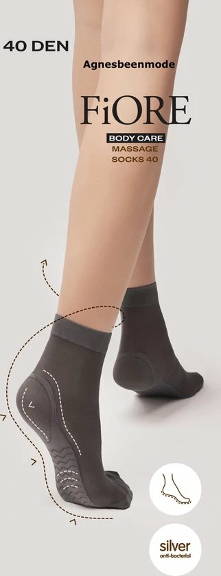 Goedkoopste π 2 Pack Fiore Gladde Pantysokjes Met Massage-effect Massage 𧦠Socks 40DEN, Natural-beige, One Size π 6 Goedkoopste π 2 Pack Fiore Gladde Pantysokjes Met Massage-effect Massage 𧦠Socks 40DEN, Natural-beige, One Size π - Afbeelding 4