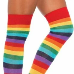 Beste deal 🤩 Leg Avenue Rainbow Over The Knee 🧦 Socks 🌟