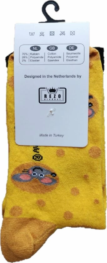 Groothandel π₯ Merkloos 2 PAAR - Verjaardag Cadeau - Kaas En Muis Sokken - Vrolijke Sokken - Valentijn Cadeau - Aparte Sokken - Grappige Sokken - Leuke Dames En Heren Sokken - Moederdag - Vaderdag - 𧦠Socks Waar Je Happy Van Wordt - Maat 36-41 π₯° 4 Groothandel π₯ Merkloos 2 PAAR - Verjaardag Cadeau - Kaas En Muis Sokken - Vrolijke Sokken - Valentijn Cadeau - Aparte Sokken - Grappige Sokken - Leuke Dames En Heren Sokken - Moederdag - Vaderdag - 𧦠Socks Waar Je Happy Van Wordt - Maat 36-41 π₯° - Afbeelding 2