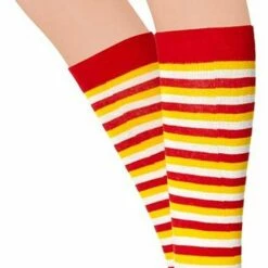 Top 10 🎁 Kniekousen Met Strepen | Rood/wit/geel | Maat 36/41 | Kniekousen Oeteldonk | Oeteldonk | Kniekousen Dames | Kniekousen Carnaval | Kniekousen | Carnaval Accessoires | Carnaval | Feestkleding | Apollo 🔥 -Beenmode Winkel 350x840 1