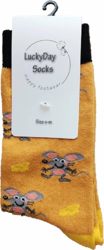 Groothandel π₯ Merkloos 2 PAAR - Verjaardag Cadeau - Kaas En Muis Sokken - Vrolijke Sokken - Valentijn Cadeau - Aparte Sokken - Grappige Sokken - Leuke Dames En Heren Sokken - Moederdag - Vaderdag - 𧦠Socks Waar Je Happy Van Wordt - Maat 36-41 π₯° 6 Groothandel π₯ Merkloos 2 PAAR - Verjaardag Cadeau - Kaas En Muis Sokken - Vrolijke Sokken - Valentijn Cadeau - Aparte Sokken - Grappige Sokken - Leuke Dames En Heren Sokken - Moederdag - Vaderdag - 𧦠Socks Waar Je Happy Van Wordt - Maat 36-41 π₯° - Afbeelding 4