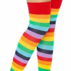 Beste deal 🤩 Leg Avenue Rainbow Over The Knee 🧦 Socks 🌟 -Beenmode Winkel 376x840
