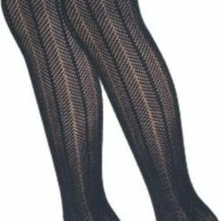 Begroting 🎉 Merkloos Panty - Praag - Zwart - Maat L/XL 😀