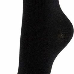 Uitgang 👏 Pieces Dames Sokken 1-pack - Glitter - 38 - Zwart 💯