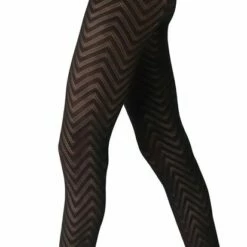 Goedkoop 🎉 Oroblu Chevron 60 Panty - Kleur Zwart- Maat S/M 😉