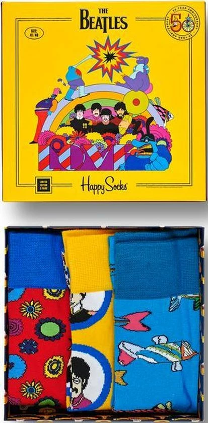 Begroting π Happy 𧦠Socks The Beatles Collector Giftbox - 3 Pack - Maat 36-40 π 3 Begroting π Happy 𧦠Socks The Beatles Collector Giftbox - 3 Pack - Maat 36-40 π