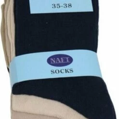 Nieuw 🔔 Naft Dames Sokken 100% Katoen 39-42 🥰