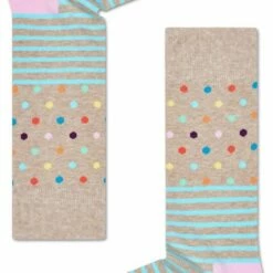 Korting ✔️ Happy 🧦 Socks Stripes & Dots Pastel, Maat 36-40 🥰