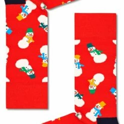 Beste deal 🎁 Happy 🧦 Socks Snowman 🧦 Socks Gift Set (2-pack) - Unisex Sokken - Sneeuwpoppen - Unisex - Maat: 36-40 💯 -Beenmode Winkel 452x840