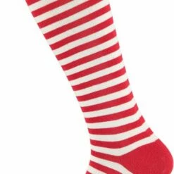 Korting ⭐ Kniekousen Met Strepen | Rood/wit | Maat 41/46 | Kniekousen Heren | Kniekousen Carnaval | Kniekousen | Carnaval Accessoires | Carnaval | Feestkleding | Apollo 🎁