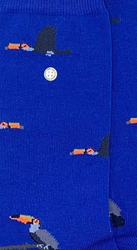 Promo βοΈ Alfredo Gonzales Toucan Sokken AG-Sk-TOU-01 113 Light Blue/Black L(46-48) π 5 Promo βοΈ Alfredo Gonzales Toucan Sokken AG-Sk-TOU-01 113 Light Blue/Black L(46-48) π - Afbeelding 3