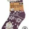 Coupon 🎉 Antonio Huissokken - Hartjes En Sneeuwvlokken - Paars - Dames - Antislip ABS - One Size (35-42) - Hüttensocken - Warme Sokken - Warme Huissok ⭐ -Beenmode Winkel 463x840 2