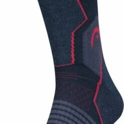 Promo 🔔 4-Pack HEAD Koele Wandelsokken Hike Crew 781001001-303 - Roze / Blauw - Unisex - Maat 43-46 ⭐