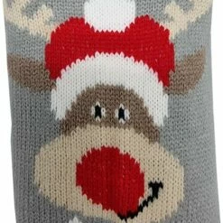 Coupon 🛒 Antonio Huissokken - Huissokken Kerst Rendier - Grijs - Dames - Antislip ABS - One Size (35-42) - Hüttensocken - Warme Sokken - Warme Huissok - Kerstcadeau Voor Vrouwen 🌟 -Beenmode Winkel 469x840 3