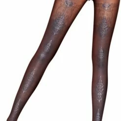 Beste deal 🥰 Pretty Polly Baroque Print Tights - Black - One Size ✨