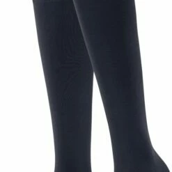 Beste deal โ๏ธ FALKE ClimaWool Verstevigde Kniekousen Zonder Patroon Zeer Ademend Warm Droog Milieuvriendelijk Met Glans Elegant Duurzaam Lyocell Maagdelijke Wol Blauw Dames Sokken - Maat 41-42 โญ