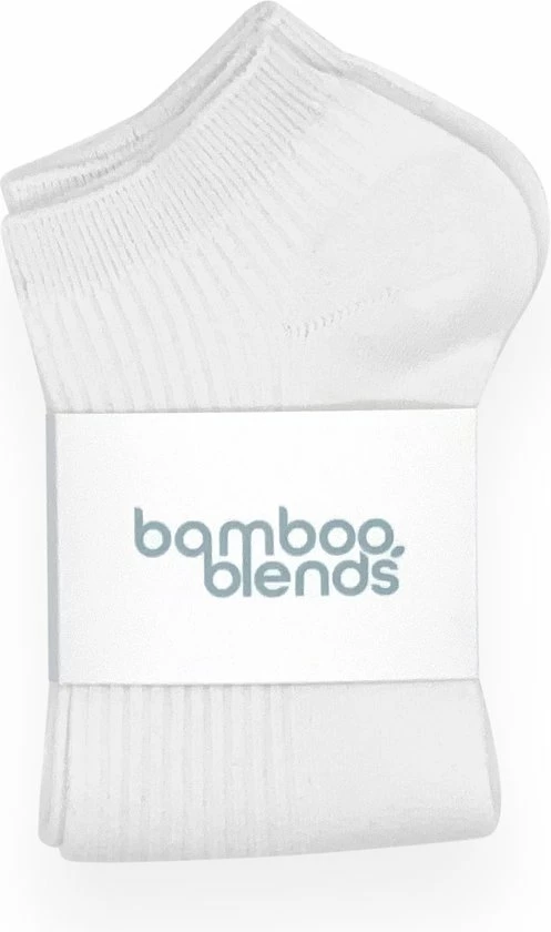Uitgang β€οΈ Bamboo Blends Bamboe Enkelsokken - Maat 41-44 - 2 Paar - Wit π 4 Uitgang β€οΈ Bamboo Blends Bamboe Enkelsokken - Maat 41-44 - 2 Paar - Wit π - Afbeelding 2