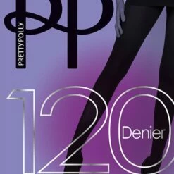 Begroting 🥰 Pretty Polly 120 Denier - Shine - Zwarte - Opaque Panty - XL 👍 -Beenmode Winkel 509x840 1