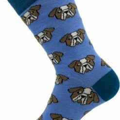 Uitgang ✨ SQOTTON - Naadloze Sokken - 🐶 Dog Face - Maat 41-46 😀