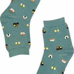 Goedkoop 😉 Merkloos Sushi Sokken Maat 36-40 - Blauw - Grappige Sokken 👍