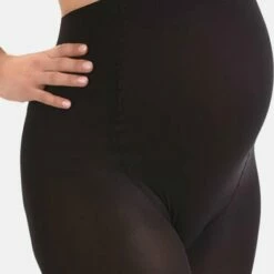 Groothandel 😍 MAMSY Comfortabele Opaque Zwangerschapspanty 60den Zwart S ✔️ -Beenmode Winkel 524x840