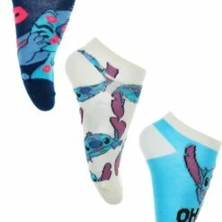Groothandel 🌟 Disney - Enkel/sneaker Sokken Disney Stitch - 3 Paar - Maat 36-38 ⌛
