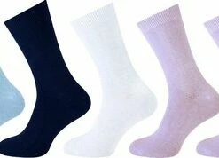 Goedkoop ❤️ Koelmax Dames Sokken - 100% Katoen - Mix Kleur - 7 Paar - Maat 35/38 🎉 -Beenmode Winkel 550x178 2