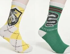 Beste Verkoop ⭐ Merchcode Casual Harry Potter Team 🧦 Socks 4-Pack ❤️
