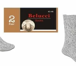 Beste Pirce 🔥 Belucci Noorse Wollen Sokken 2 Paar Maat 43-46 🤩