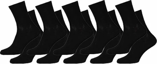 Uitgang β Apollo Sokken Heren - Sokken Dames - Unisex - Zwart - Maat 36/41 - 10 Paar π 5 Uitgang β Apollo Sokken Heren - Sokken Dames - Unisex - Zwart - Maat 36/41 - 10 Paar π - Afbeelding 3