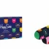 Gloednieuw 🔔 Happy 🧦 Socks XMJA08-0150 3-Pack Mixed Cat 🧦 Socks Gift Set - Maat 41-46 ❤️