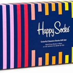Nieuw ✔️ Happy 🧦 Socks Colorful Classics Giftbox 4P Multi - 36-40 🥰 -Beenmode Winkel 550x263