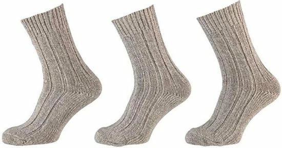 Kopen ❤️ 6-Pack Ouderwetse Noorse Sokken Noors Grof Apollo - Grijs - Unisex - Maat 39-42 ❤️ 5 Kopen ❤️ 6-Pack Ouderwetse Noorse Sokken Noors Grof Apollo - Grijs - Unisex - Maat 39-42 ❤️ - Afbeelding 3