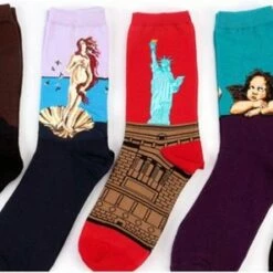 Aanbiedingen 👍 Merkloos Grappige Sokken Met Vrijheidsbeeld - New York - One Size Dames/heren - 🧦 Socks Vrolijke, Grappige Sokken - Happy 🧨 -Beenmode Winkel 550x297
