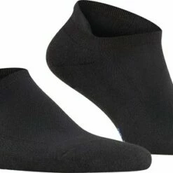 Promo 😉 FALKE Cool Kick 👟 Sneaker 👟 Sneakersokken Versterkte 👟 Sneaker Sokken Heren Dames Zonder Motief Met Pluche Zool En Hielband Ademend Sneldrogend Zwart Unisex Sokken - Maat 46-48 🎁 -Beenmode Winkel 550x300 1