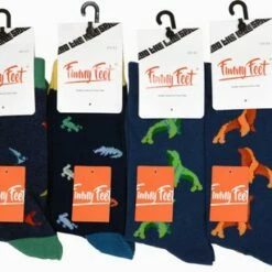 Hete verkoop 💯 Inter 🧦 Socks Funny Feet Sokken - 6 Paar Happy Animal 🧦 Socks - Maat 39-42 - 80% Katoen & Naadloos Aan De Teen 🤩