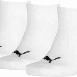 Uitgang 😉 Puma - Uni - 3-Pack 👟 Sneaker Sokken Invisible - Wit - 39-42 🔥