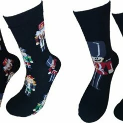 Groothandel 🛒 Merkloos Verjaardag Cadeau - 2 PAAR - Grappige Sokken - Notenkraker Sokken - Militair Sokken - Soldaat Sokken -Leuke Sokken - Vrolijke Sokken - Luckyday 🧦 Socks - Cadeau Sokken - 🧦 Socks Waar Je Happy Van Wordt - Maat 41-47 🌟
