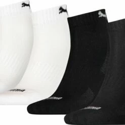 Top 10 ✔️ Puma Cushioned Quarter Unisex Sokken - 4-pack - Maat 43/46 🔥