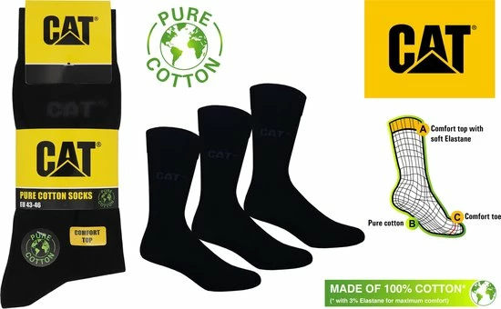 Beste recensies van π CATERPILLAR SOKKEN - CAT Puur Katoenen Sokken - 43-46 - Zwart - 3 Paar βοΈ 4 Beste recensies van π CATERPILLAR SOKKEN - CAT Puur Katoenen Sokken - 43-46 - Zwart - 3 Paar βοΈ - Afbeelding 2