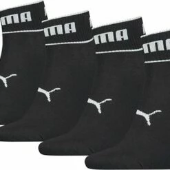 Nieuw 🌟 PUMA Quarter Logo 4P Zwart - 39-42 😀