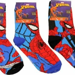 Uitgang 😍 POPMERCH Spider-Man Kids 3 Paar Sokken Set - Officiële Merchandise 🥰